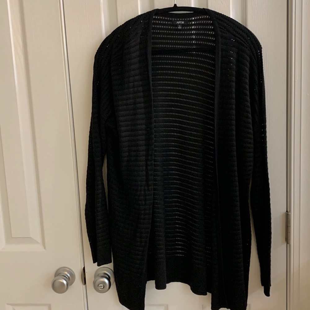 Black XL Apt 9 cardigan sweater